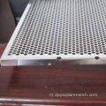 Custom gegalvaniseerd geperforeerd metalen gaas